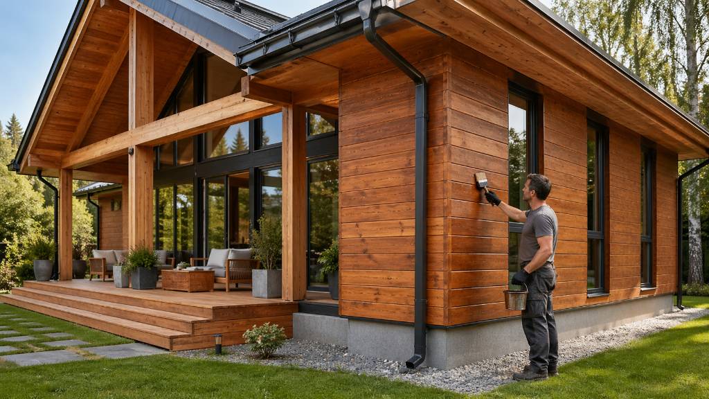 Особенности эксплуатации и ухода за домами из клееного бруса